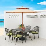 Bàn sân vườn chữ nhật BN04CN (không gồm ghế)