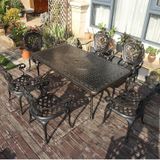 Bàn sân vườn chữ nhật BN04CN (không gồm ghế)