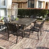 Bàn sân vườn chữ nhật BN04CN (không gồm ghế)