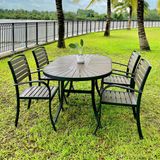 Bộ bàn ghế sân vườn HPD6 + Ghế HPG1