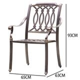 Ghế Ngoài Trời Nhôm Đúc I1