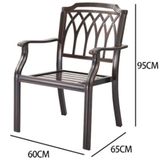 Ghế Ngoài Trời Nhôm Đúc I2