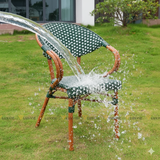 Bộ bàn ghế cafe ngoài trời DPBV9A + Ghế LUZF2049C