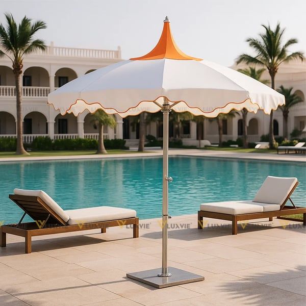 Ô DÙ TRÒN NHÔM QT11 CAO CẤP CHUYÊN DÙNG VÙNG BIỂN