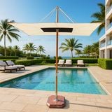 Ô DÙ NGƯỢC VUÔNG NHÔM QT17 CAO CẤP CHUYÊN DÙNG VÙNG BIỂN