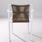 ghế nhựa đúc đan dây