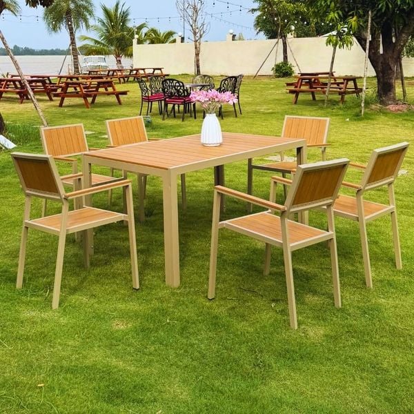 Bộ bàn ghế sân vườn DPBV20C2 + Ghế DPAV11A