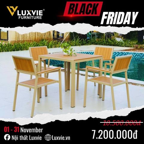 Bộ bàn ghế sân vườn DPBV20C2 + Ghế DPAV11A