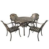 Bộ bàn ghế sân vườn DPBV06 + Ghế LU6051C