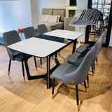 Bàn ăn mặt đá thông minh có bếp điện từ Wabi (không gồm ghế)