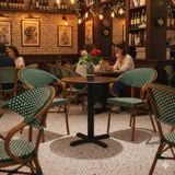 Bộ bàn ghế cafe ngoài trời LU3014 + Ghế LU2049C