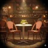 Bộ bàn ghế cafe ngoài trời LU3014 + Ghế LU3006C