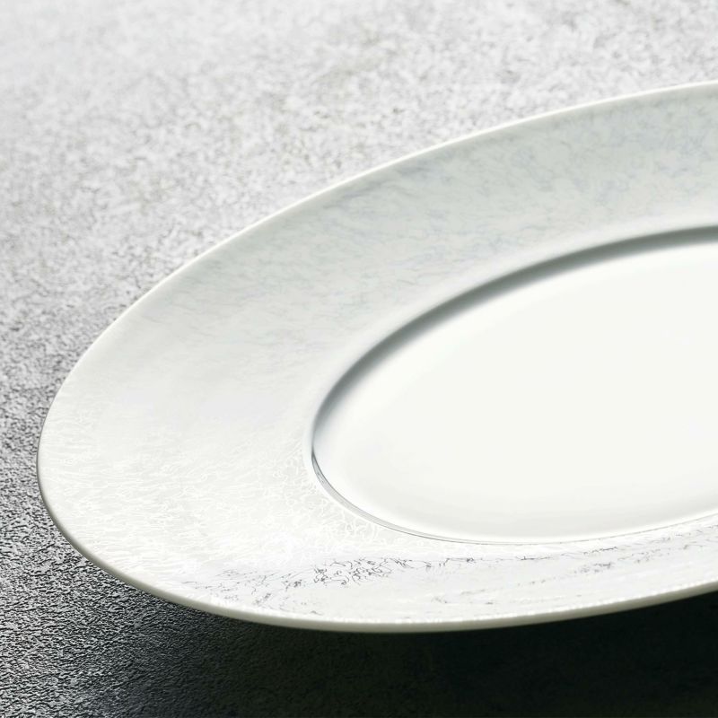  Đĩa tròn cỡ lớn đường kính 28,1cm sứ trắng cao cấp | HR PROPER 10-677L - 94920 