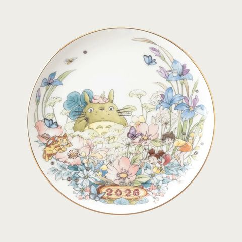  Đĩa tròn cỡ vừa Coupe đường kính 23,2cm sứ xương phiên bản 2026 | Totoro N-488L - Y50116A 