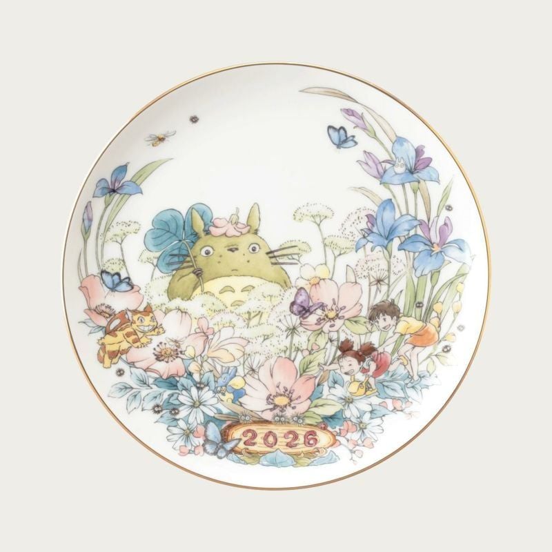  Đĩa tròn cỡ vừa Coupe đường kính 23,2cm sứ xương phiên bản 2026 | Totoro N-488L - Y50116A 