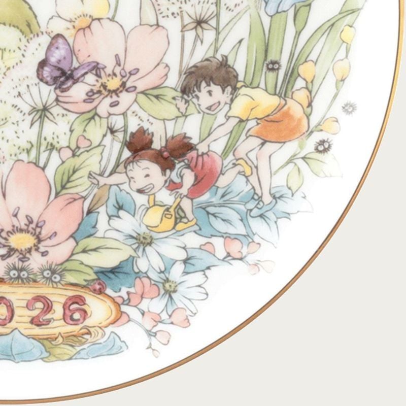  Đĩa tròn cỡ vừa Coupe đường kính 23,2cm sứ xương phiên bản 2026 | Totoro N-488L - Y50116A 