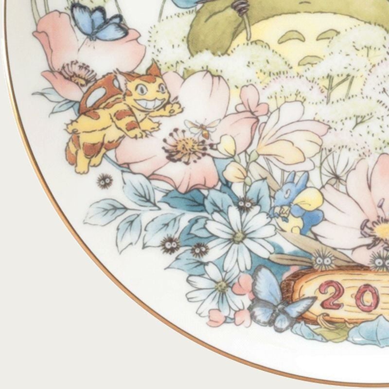  Đĩa tròn cỡ vừa Coupe đường kính 23,2cm sứ xương phiên bản 2026 | Totoro N-488L - Y50116A 