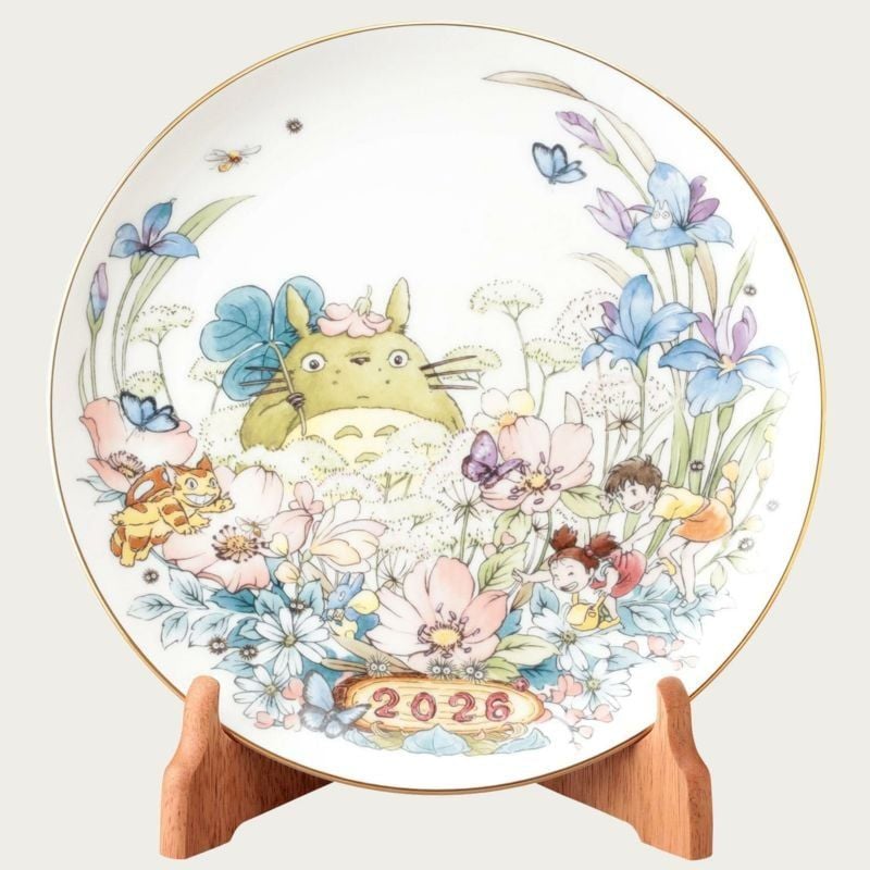  Đĩa tròn cỡ vừa Coupe đường kính 23,2cm sứ xương phiên bản 2026 | Totoro N-488L - Y50116A 