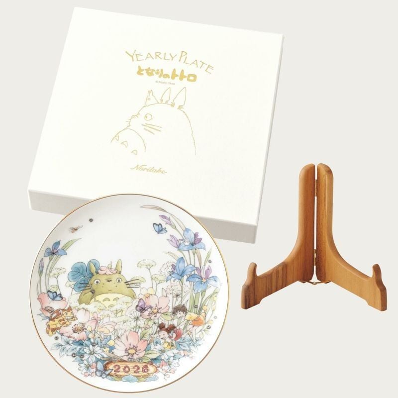  Đĩa tròn cỡ vừa Coupe đường kính 23,2cm sứ xương phiên bản 2026 | Totoro N-488L - Y50116A 