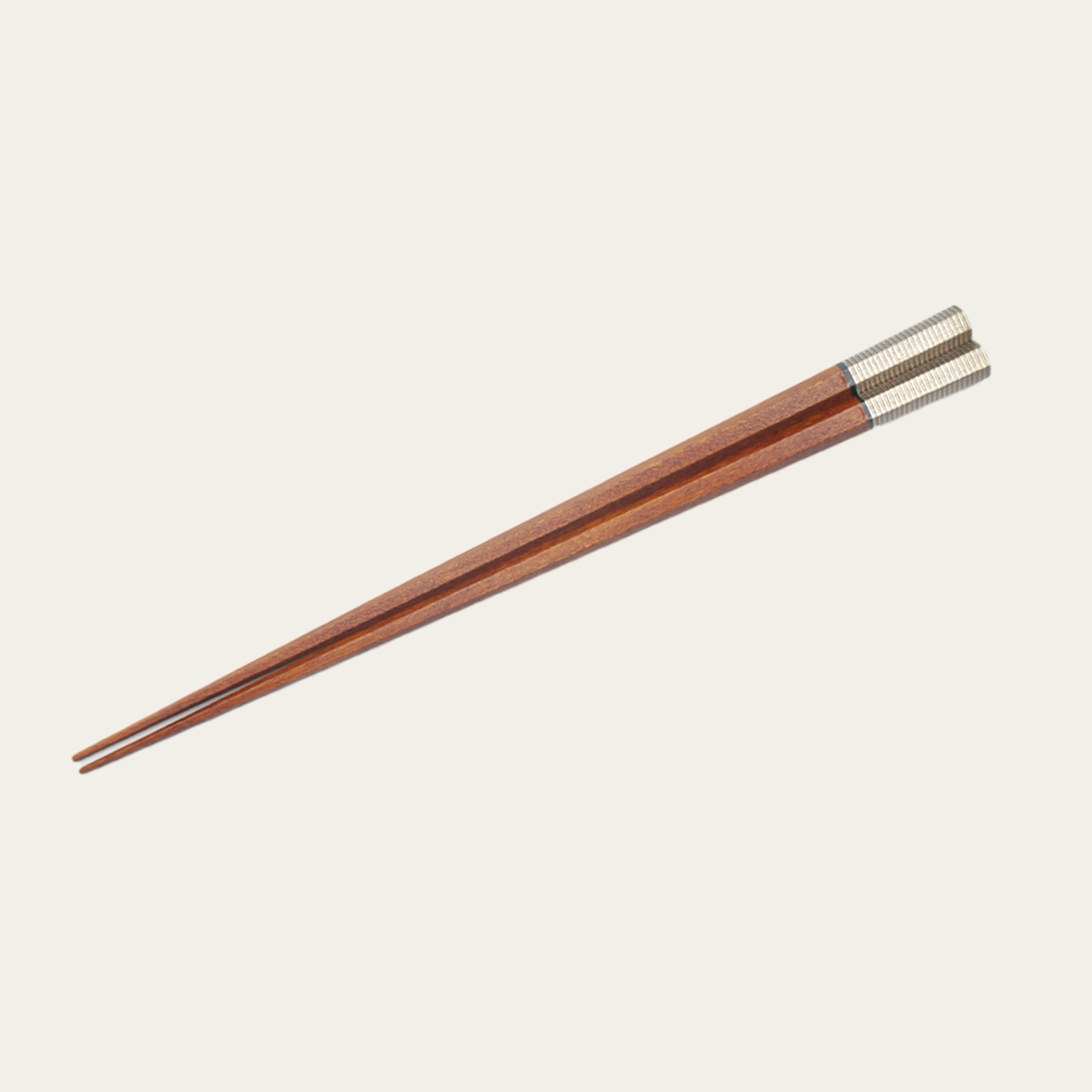  Đũa gỗ Nhật Hexagon (01 đôi) sơn mài chỉ vàng 23.5cm | Hyozaemon Chopstick 1115 - AK-025 