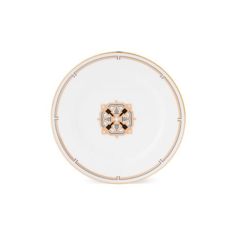  Đĩa tròn cỡ nhỏ đường kính 16,3cm lót bát (chén) cơm sứ trắng | Empire Gold 1786L - 91012 