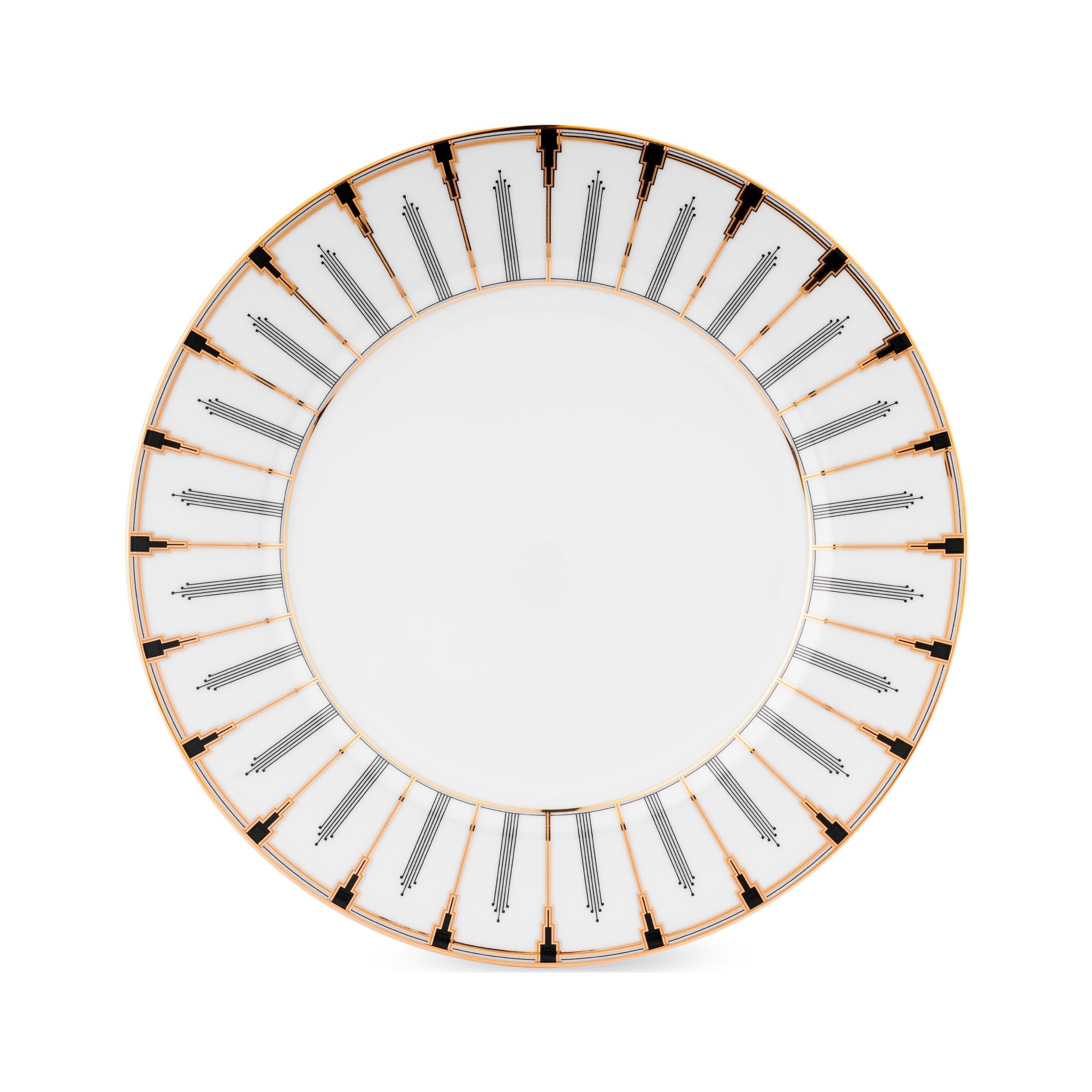  Đĩa tròn cỡ lớn đường kính 26,8cm sứ trắng | Empire Gold 1786L - 91020 