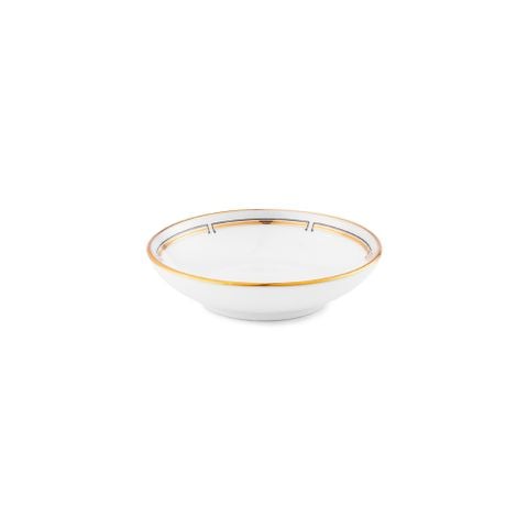  Đĩa tròn 9,8cm đựng nước chấm, gia vị sứ trắng | Empire Gold 1786L - 91419 