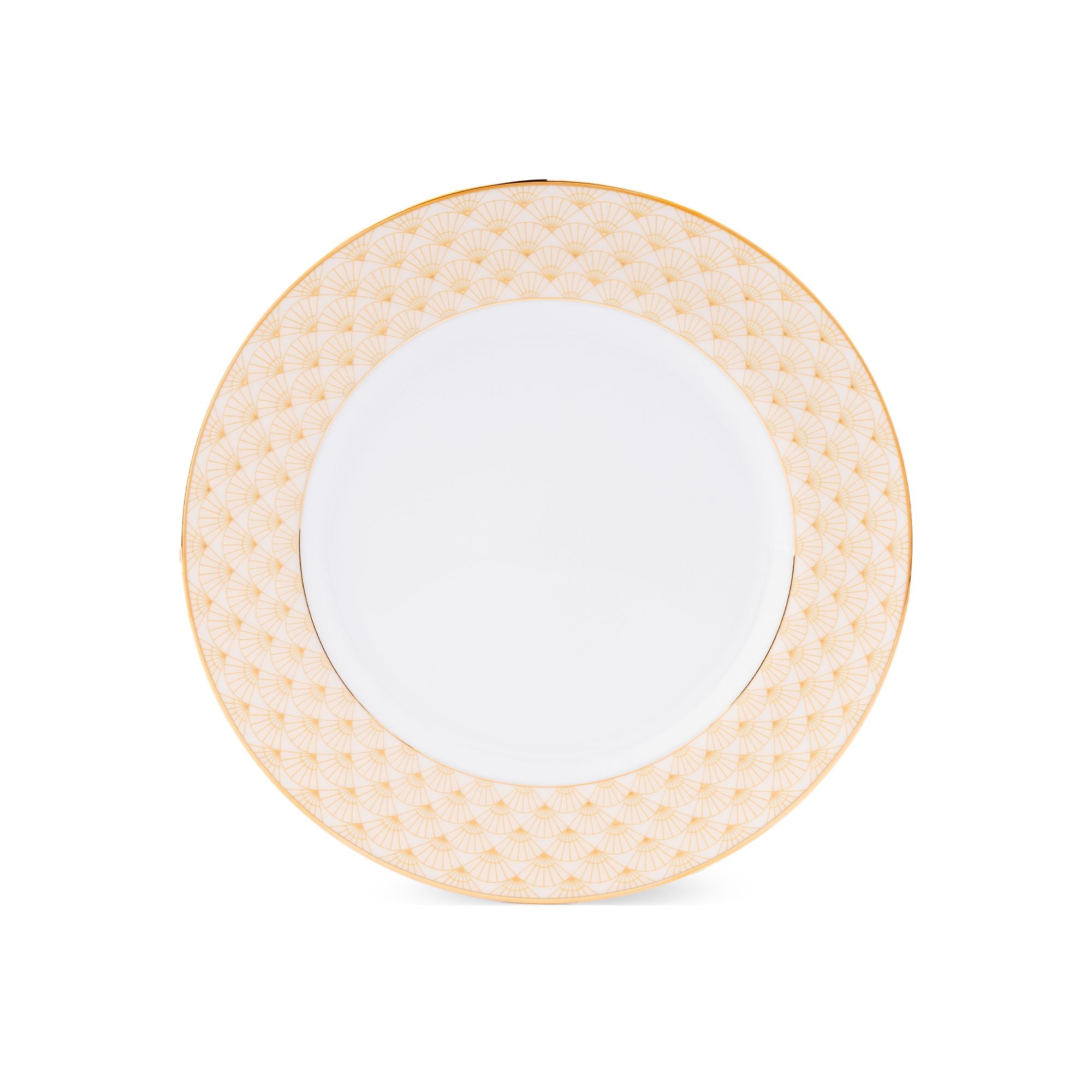  Đĩa tròn cỡ vừa đường kính 21cm sứ trắng | Trocadero Gold 1787L - 91011 
