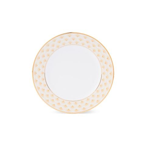  Đĩa tròn cỡ nhỏ đường kính 16,3cm lót bát (chén) cơm sứ trắng | Trocadero Gold 1787L - 91012 
