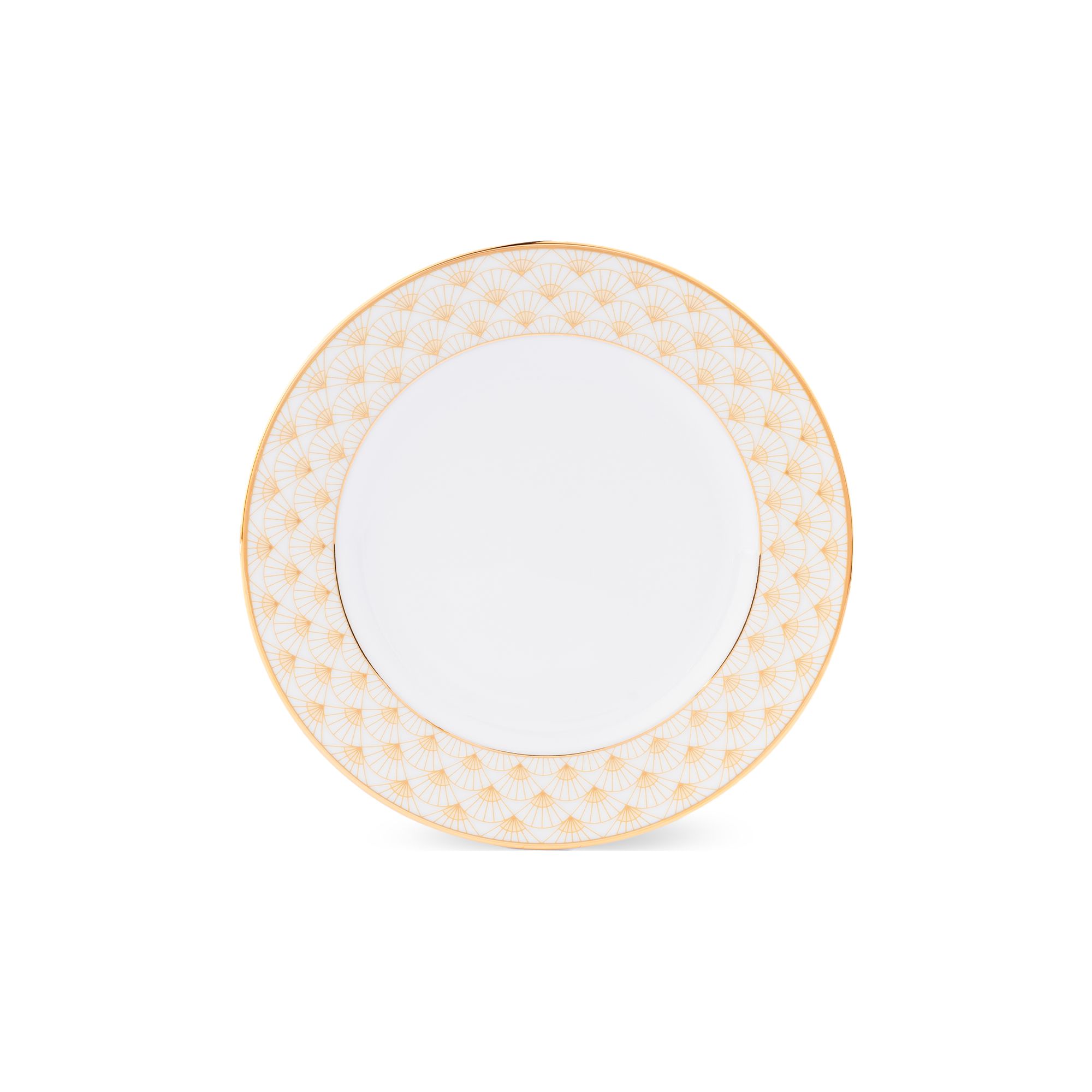  Đĩa tròn cỡ nhỏ đường kính 16,3cm lót bát (chén) cơm sứ trắng | Trocadero Gold 1787L - 91012 