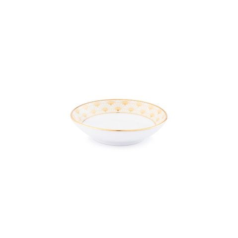  Đĩa tròn 9,8cm đựng nước chấm, gia vị sứ trắng | Trocadero Gold 1787L - 91419 