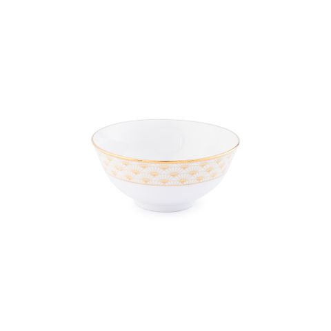  Bát (chén) 10,7cm dung tích 220ml đựng nước chấm, soup sứ trắng | Trocadero Gold 1787L - 91482 