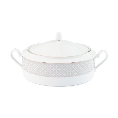  Âu cơm (thố cơm) có nắp dung tích 1.720ml sứ trắng | City Table 1788L - 91029 