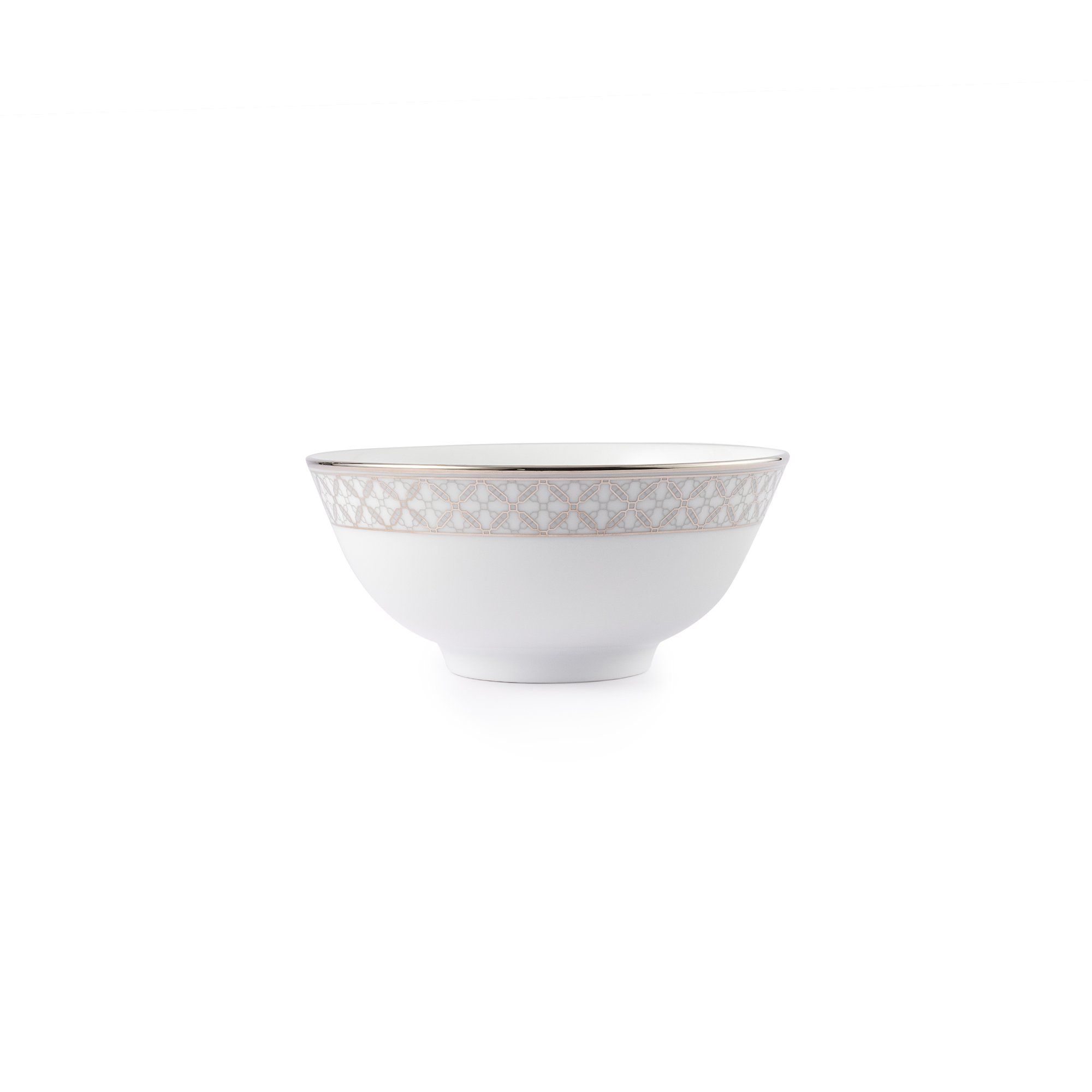  Bát (chén) 10,7cm dung tích 220ml đựng nước chấm, soup sứ trắng | City Table 1788L - 91482 