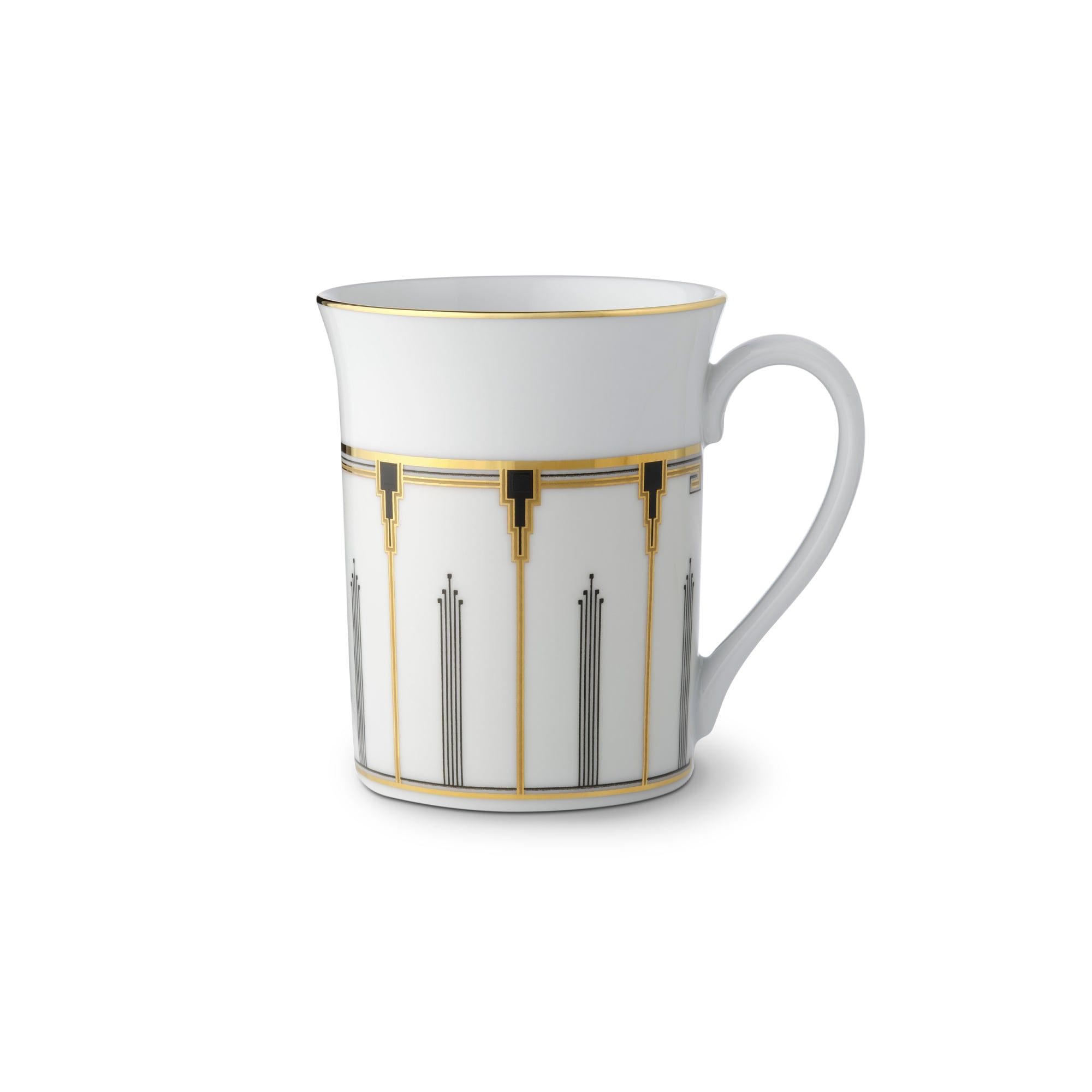  Cốc (ly) uống nước, cà phê dung tích 310ml sứ trắng | Empire Gold 1786L - T91332K 