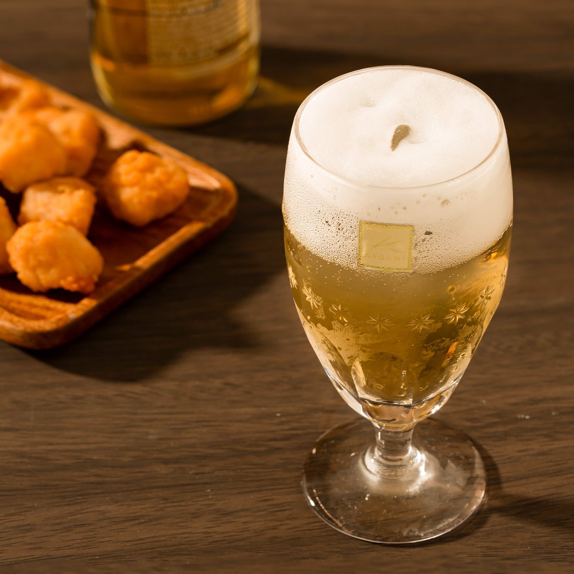  Ly (cốc) pha lê uống bia (beer glass) dung tích 160ml | Kagami Crystal KW144 - 1421 