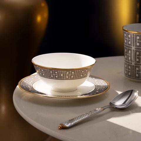  Bát cơm (chén cơm) 11,6cm dung tích 280ml sứ xương | Infinity Bronze 4980L - 50182A 