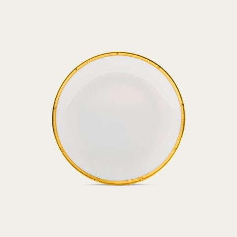  Đĩa tròn coupe 16cm lót ấm trà (bình trà) 1.150ml viền vàng sứ xương | Rochelle Gold 4796L - 50112A 