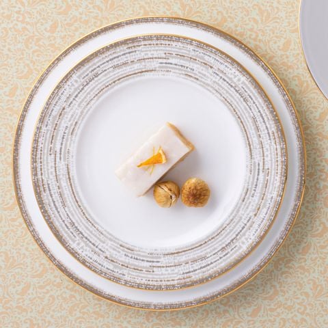  Đĩa tròn cỡ vừa (loại đặc biệt) đường kính 24,5cm sứ xương | Haku 4959L - 97316 