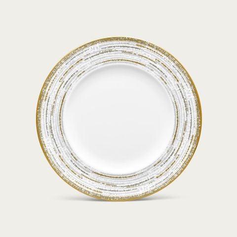 Đĩa tròn cỡ vừa (loại đặc biệt) đường kính 24,5cm sứ xương | Haku 4959L - 97316 