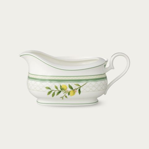  Bình (hũ) đựng nước xốt dung tích 630ml kèm đĩa lót sứ xương | Sorrento Breeze 4990L - 97241 