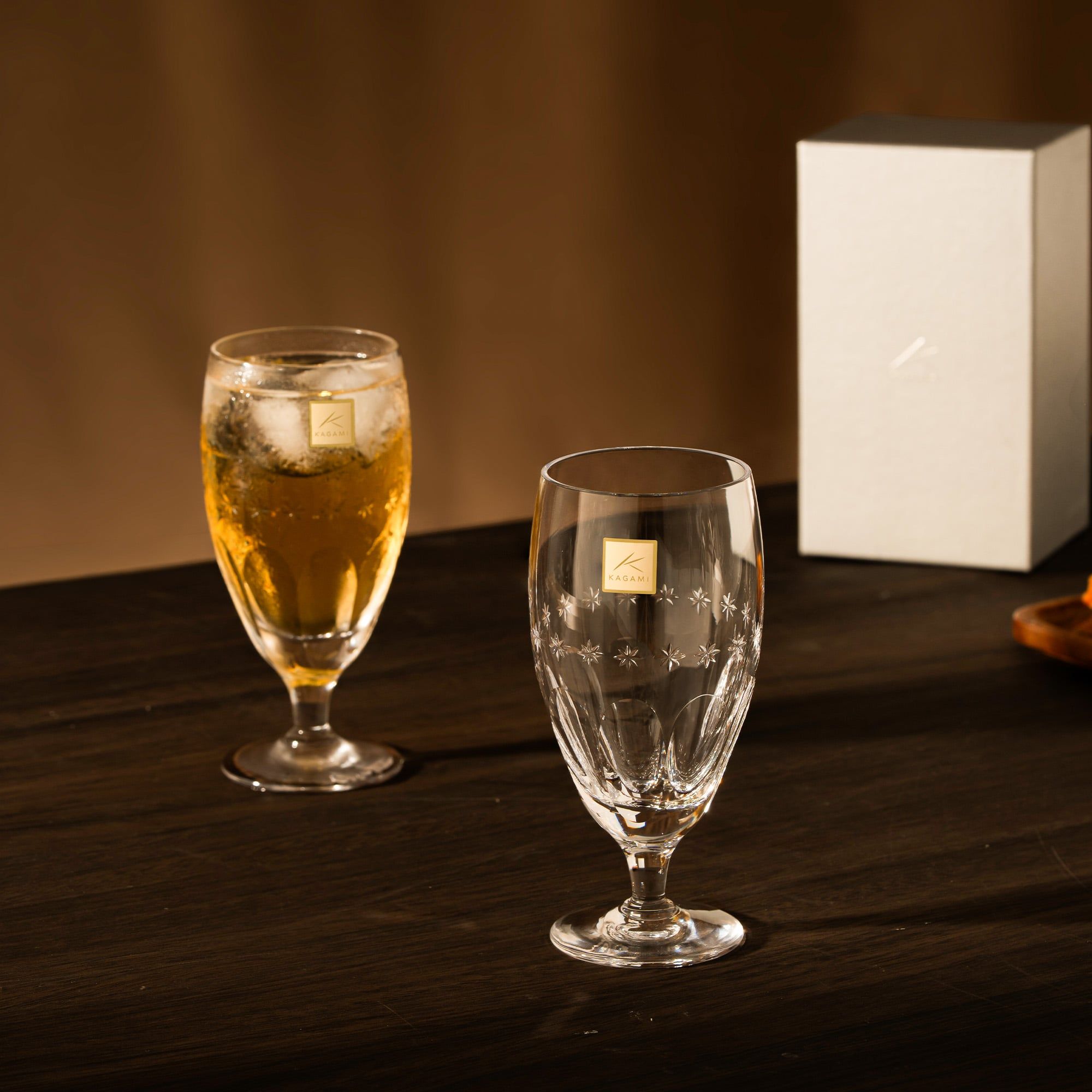  Ly (cốc) pha lê uống bia (beer glass) dung tích 160ml | Kagami Crystal KW144 - 1421 