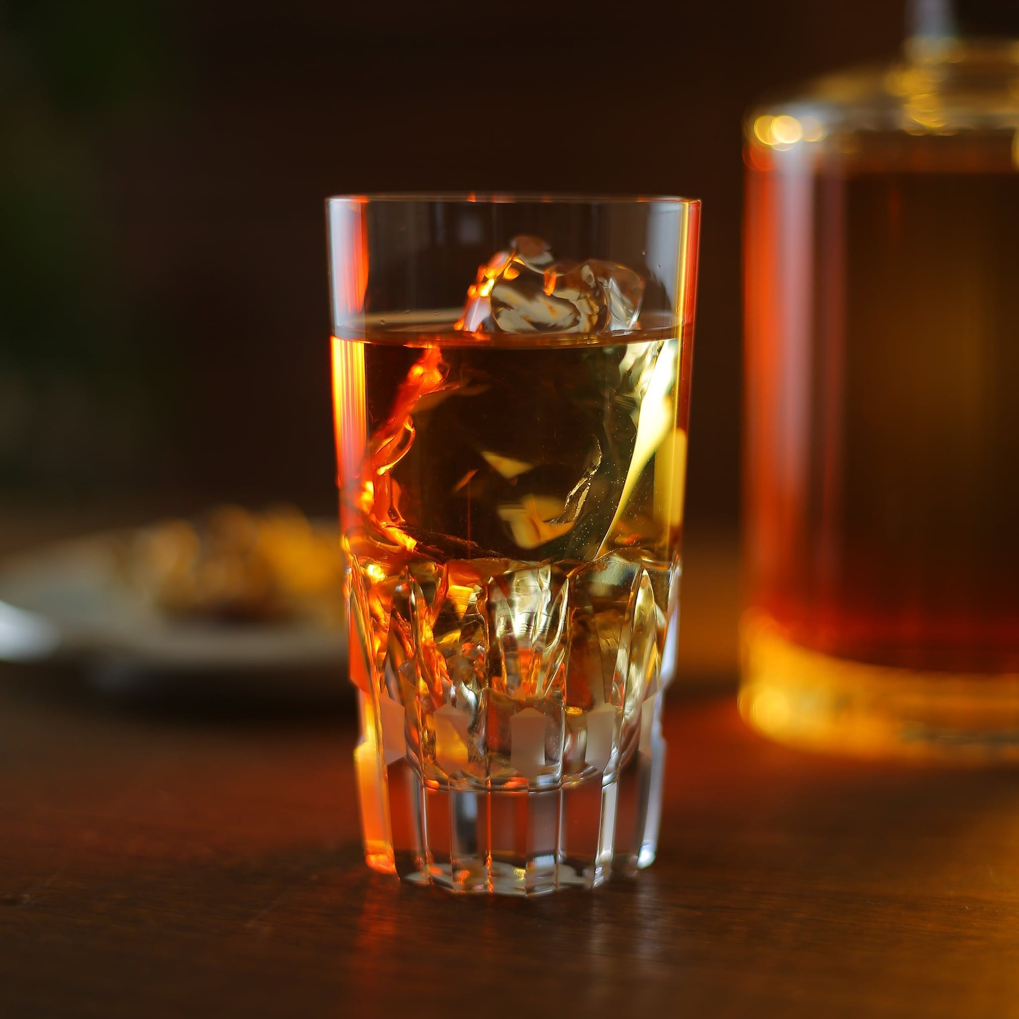  Ly (cốc) pha lê highball họa tiết Azekura dung tích 390ml | Kagami Crystal T726 - 312 