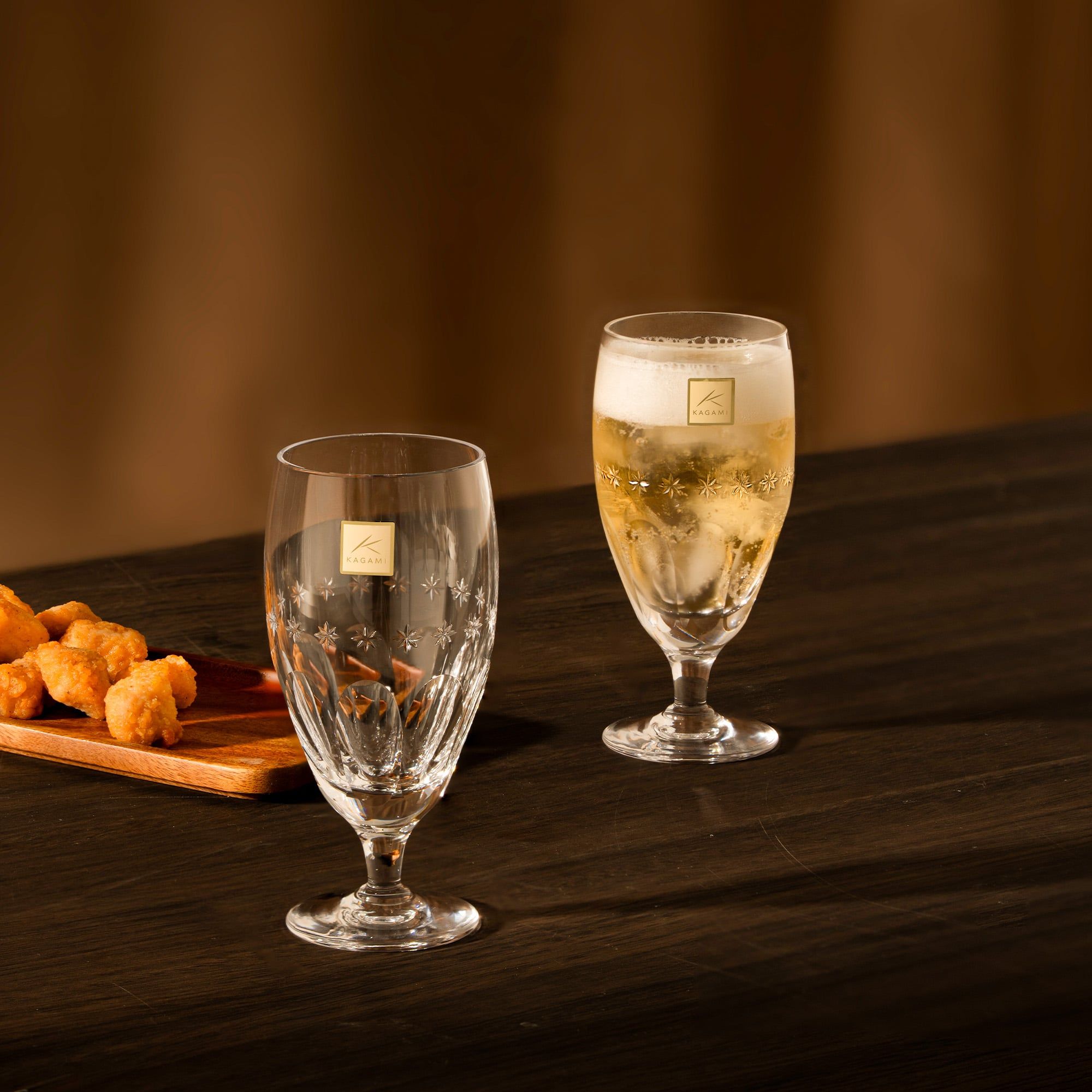  Ly (cốc) pha lê uống bia (beer glass) dung tích 160ml | Kagami Crystal KW144 - 1421 