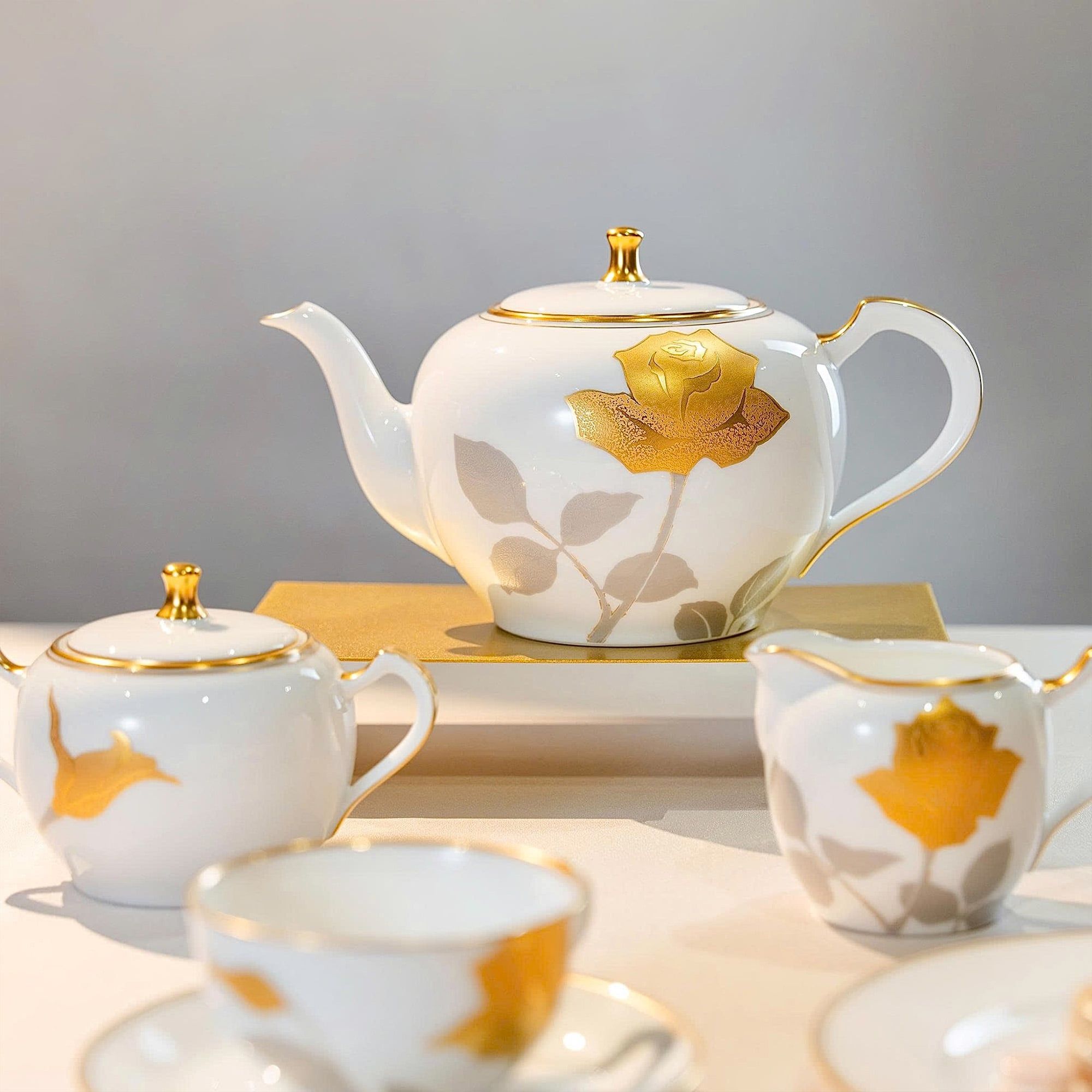  Bộ ấm chén uống trà 23 món sứ Nhật cao cấp | Gold Rose 2016 - 1MJ 