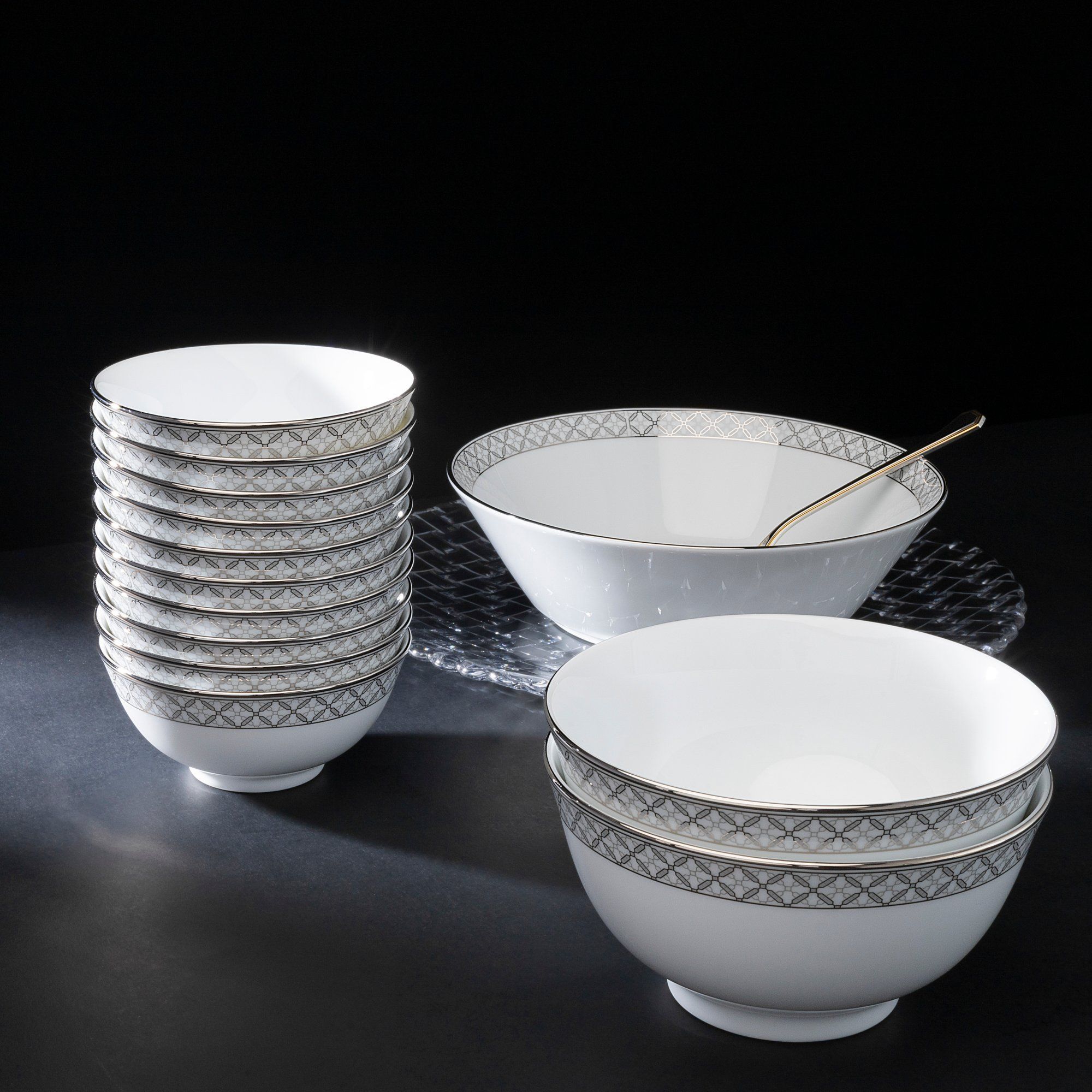  Bát mỳ (tô mỳ) đường kính 16,2cm dung tích 850ml sứ trắng | City Table 1788L - 91895 
