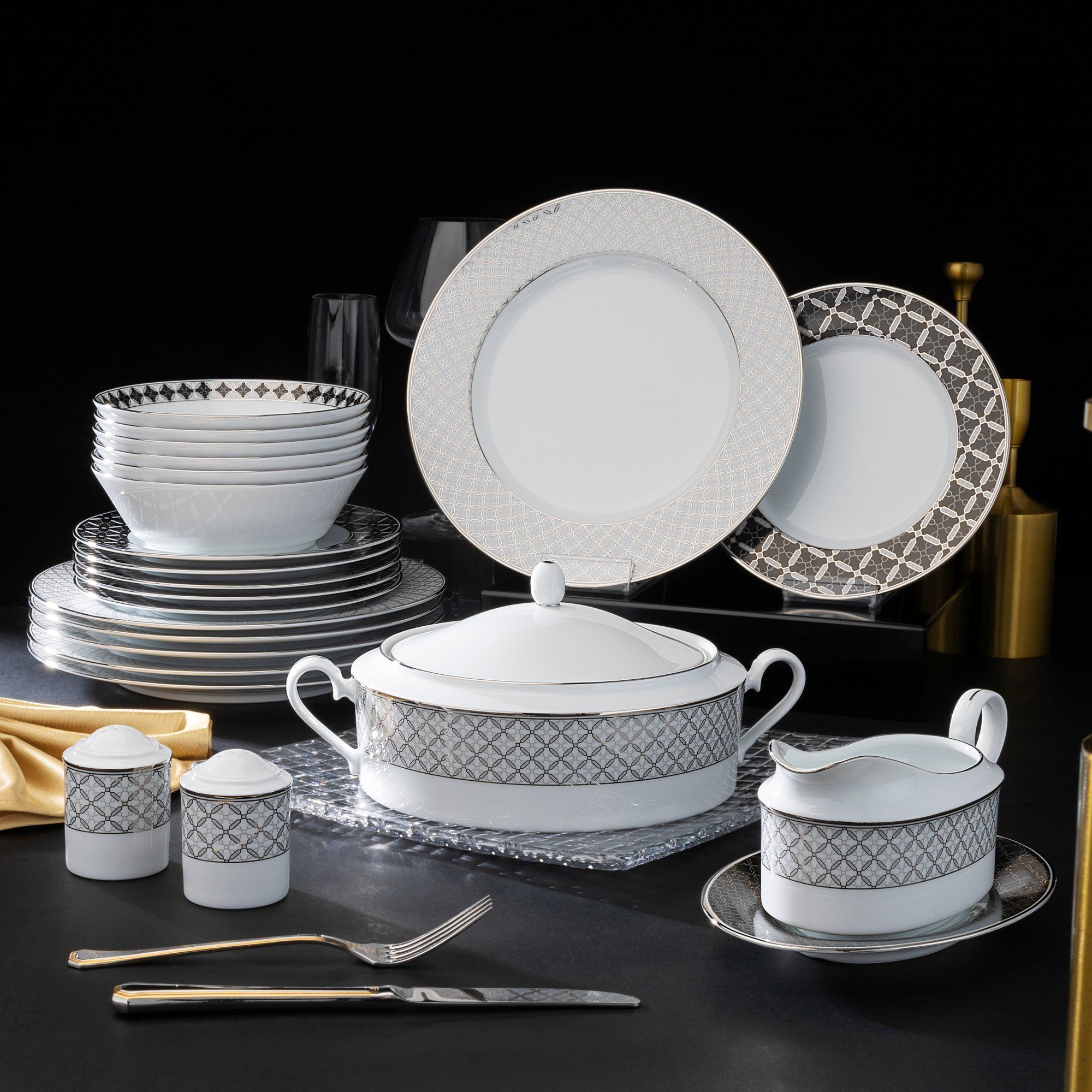  Đĩa tròn cỡ lớn đường kính 26,8cm sứ trắng | City Table 1788L - 91020 