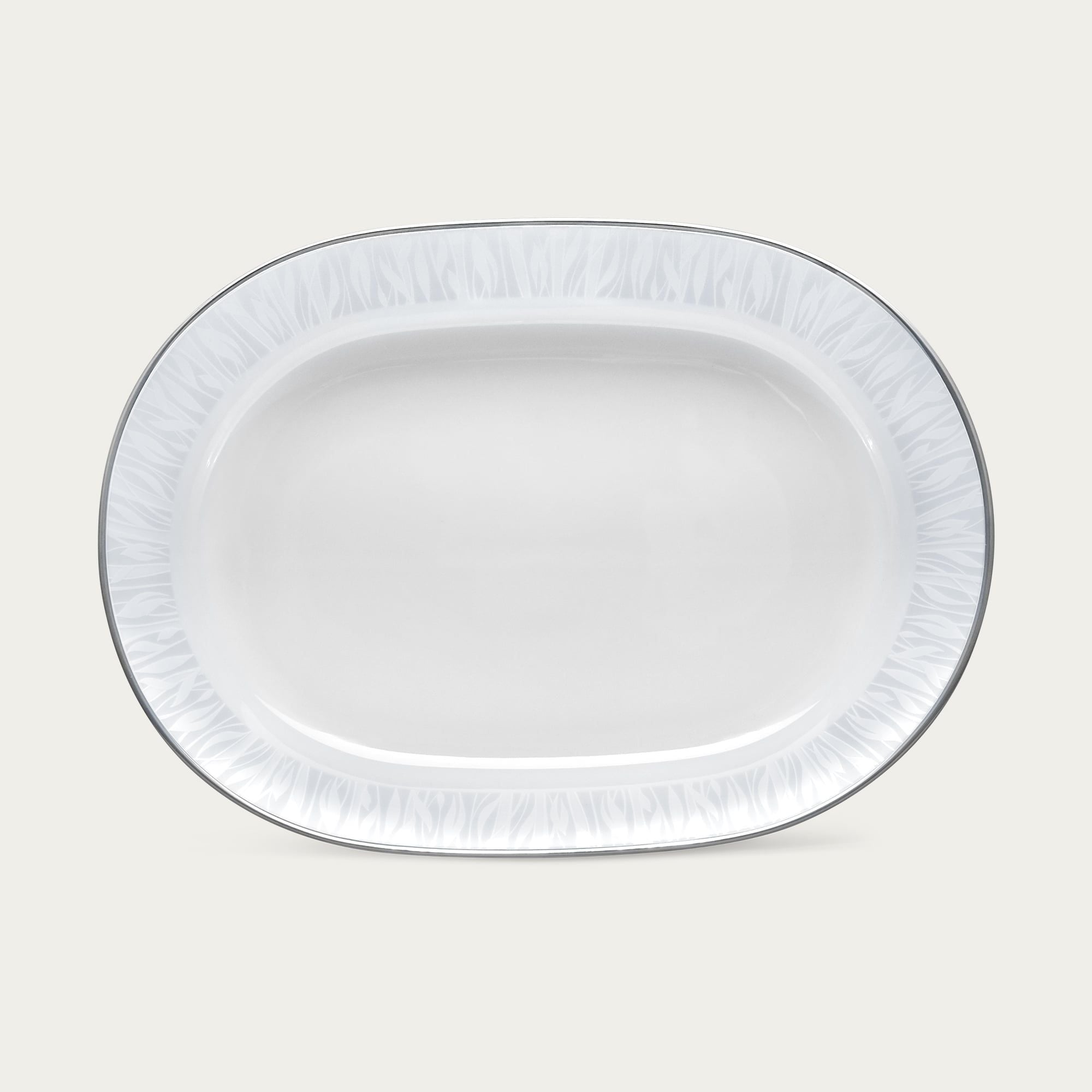  Tô canh Oval chiều dài 24,8cm dung tích 1.100ml sứ trắng | Glacier Platinum 1702L - 91038 
