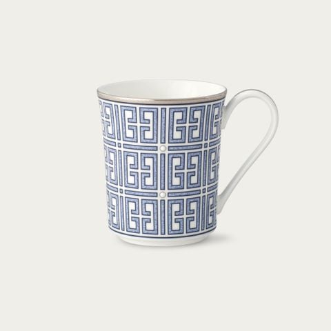  Cốc (ly) uống nước, cà phê dung tích 395ml sứ xương | Infinity Blue 4978L - T93656 