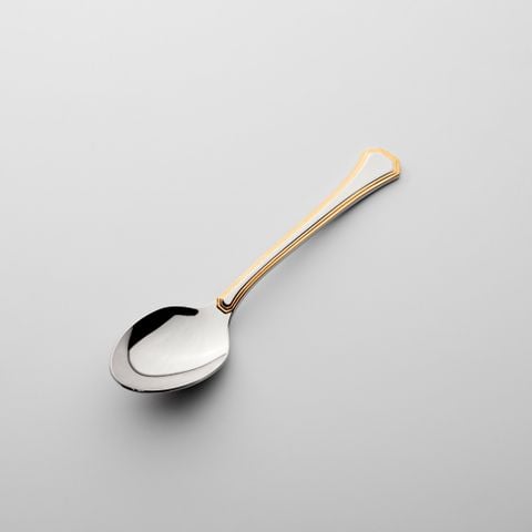  Muỗng trà (thìa trà) mạ vàng dài 134mm | Yamaco Crystal Line G/A CRA - 23 